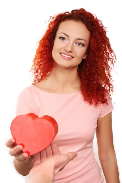 Jovem ruiva de cabelos vermelhos — Fotografia de Stock