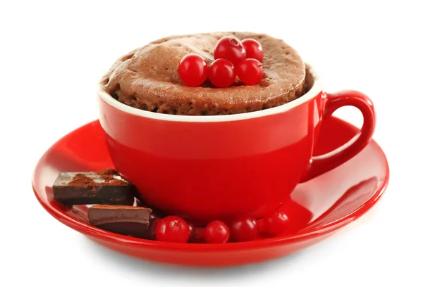 Κούπα κέικ με cranberry και σοκολάτα — Φωτογραφία Αρχείου