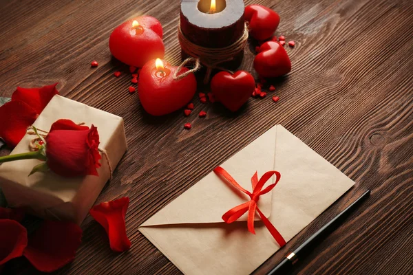 Tarjeta de regalo para San Valentín — Foto de Stock