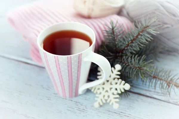 Cup of hot drink — Stock Photo, Image