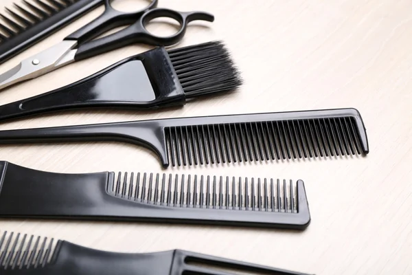 Barber set with tools — Stock Photo, Image