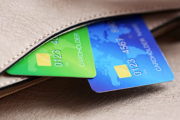 Credit cards close up — Stock Photo, Image