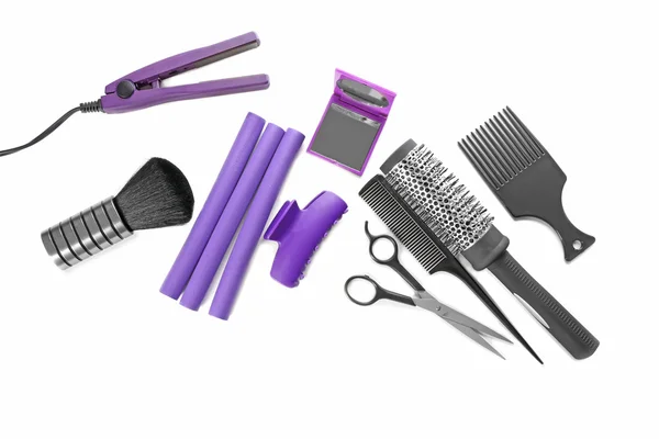 Barber set with equipment — Stock Photo, Image