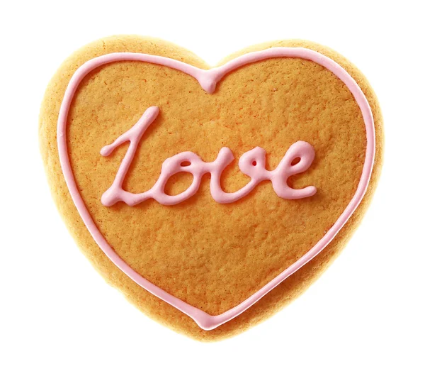 Biscuit coeur Saint Valentin — Photo