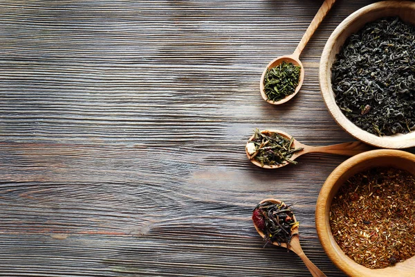 Different kinds of tea — Stock Photo, Image