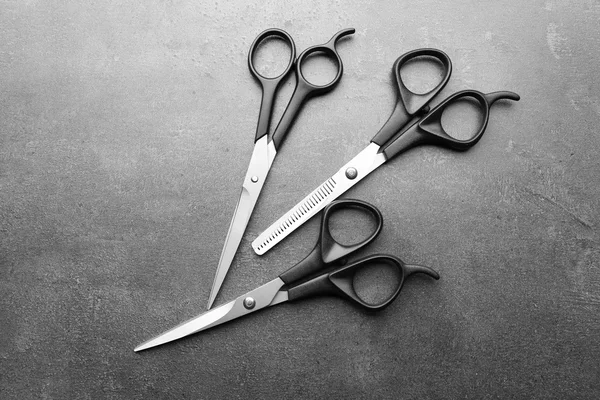 Professional metal scissors — Stock Photo, Image