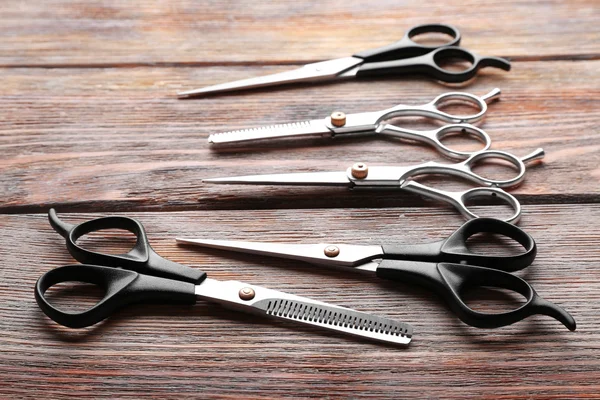 Professional metal scissors — Stock Photo, Image