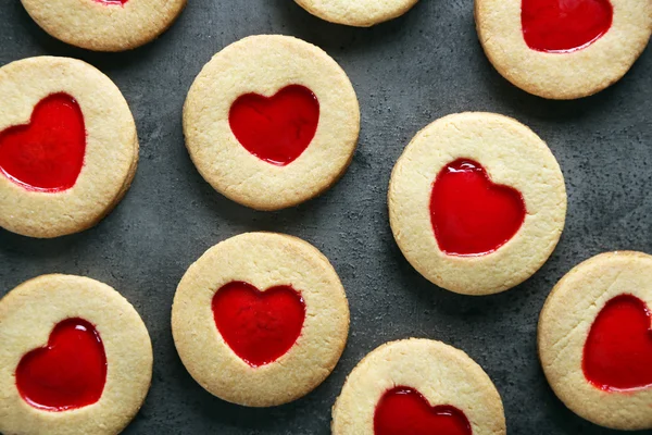 Sortiment lásky cookies — Stock fotografie