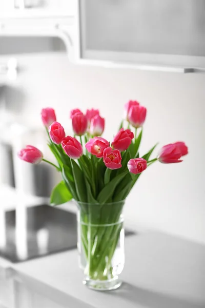 Fresh bouquet of tulips — Stock Photo, Image