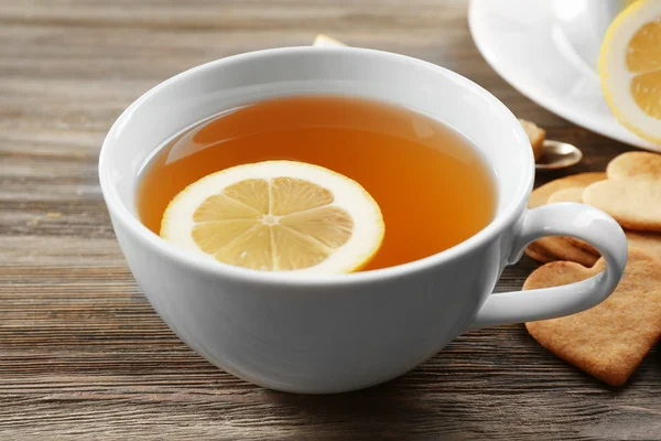 Csésze főzött tea — Stock Fotó