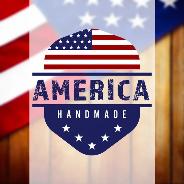 Ręcznie robione znak Ameryka — Zdjęcie stockowe