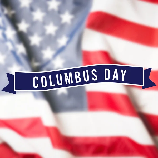 Columbus Day σημάδι — Φωτογραφία Αρχείου