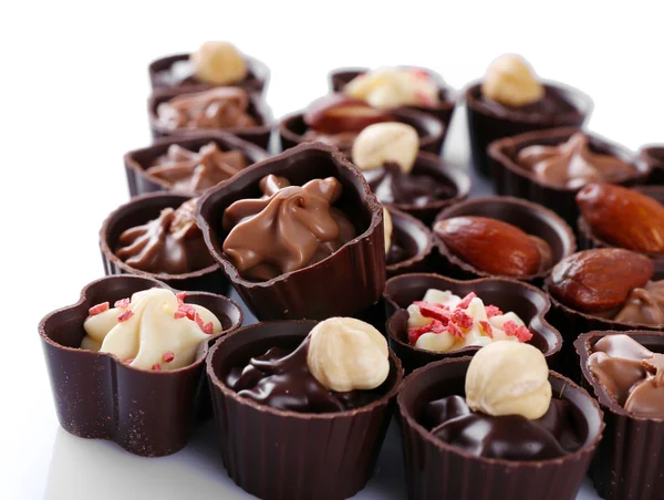 Bomboane delicioase de ciocolată — Fotografie, imagine de stoc