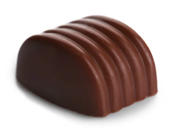 Cukierki czekoladowe, na białym tle — Zdjęcie stockowe