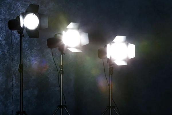 Studio light flashes — Stock Photo, Image