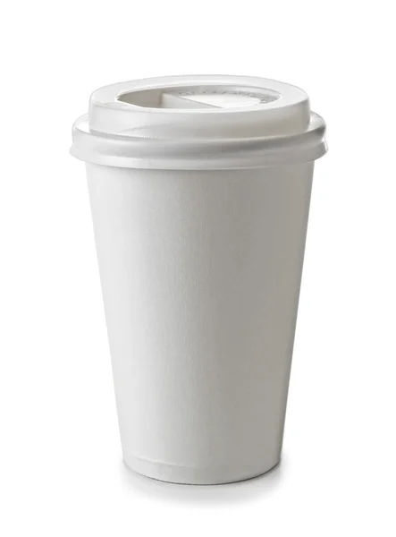 Paper cup  on white — Stock Photo, Image