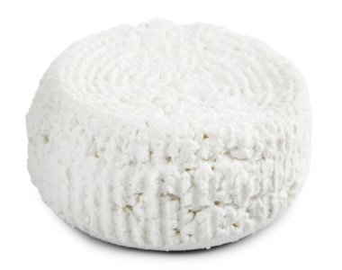 Süzme peynir, beyaz izole