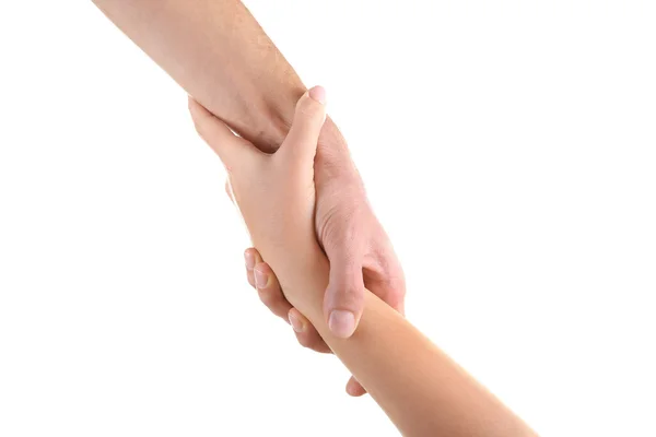 Handshake přátelství, samostatný — Stock fotografie