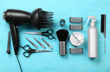 Araçlar, ekipman ve kozmetik Kuaför ayarla 