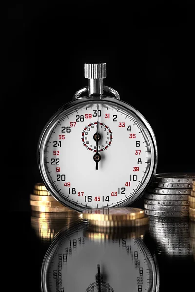 Čas je pojetí peněz — Stock fotografie