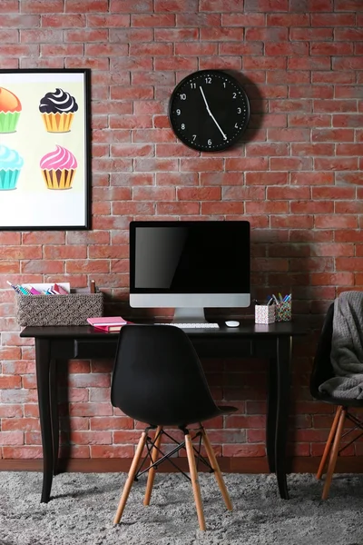 Stylish working place — Stock Photo, Image