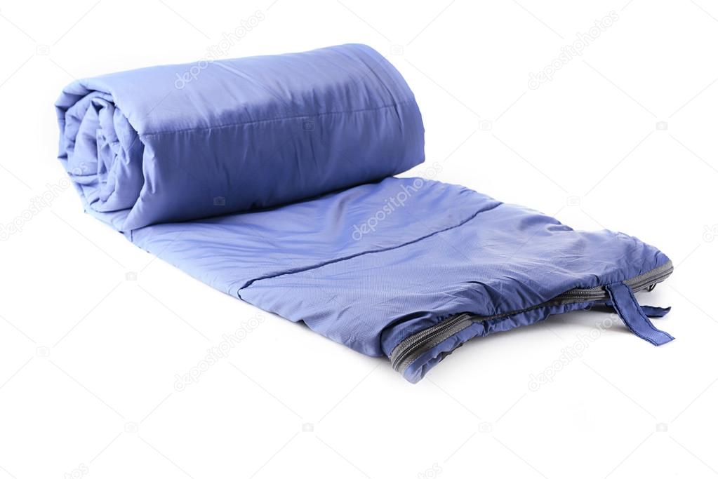 Sleeping bag, isolated