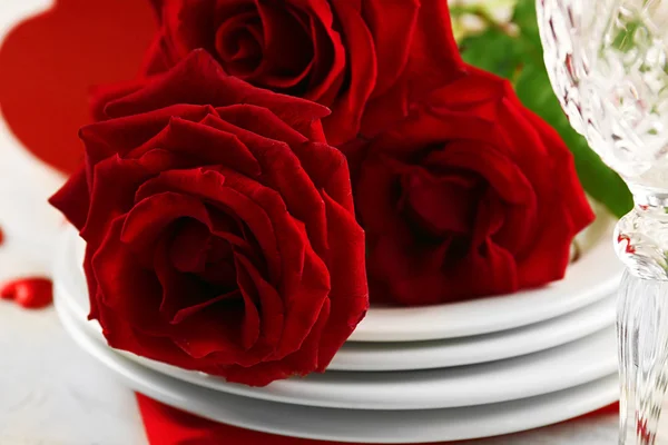 Rose rosse in vacanza — Foto Stock