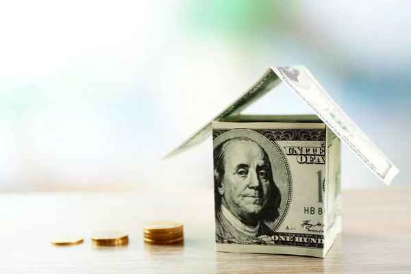 Money house, close up — Stock Photo, Image