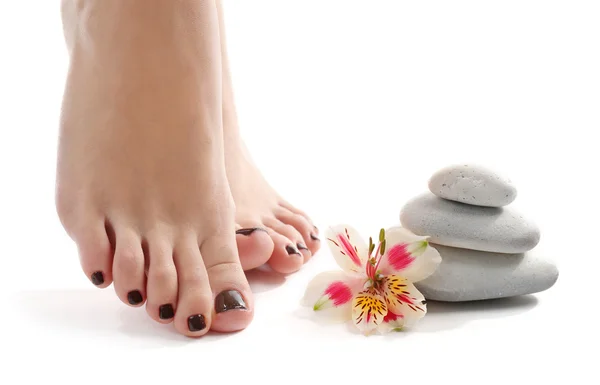 Manicured female feet — Stock Photo, Image