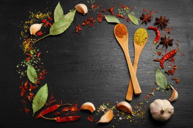 Baharat çerçeve ahşap tablo