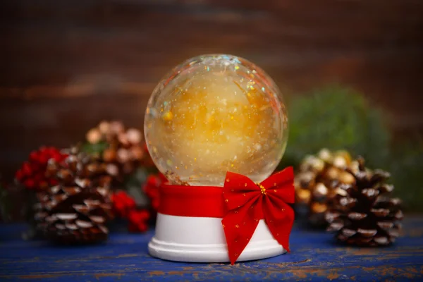 Christmas snow globe — Stock Photo, Image