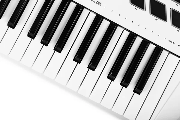Zvuk klávesnice syntezátor — Stock fotografie