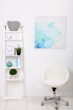 modern mobilya ile beyaz iç