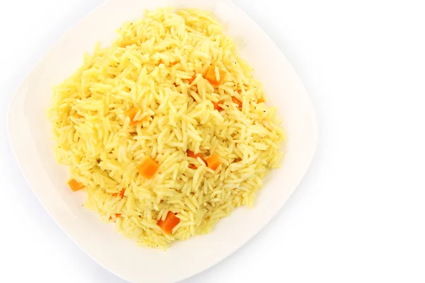 Plato de arroz vegetariano — Foto de Stock