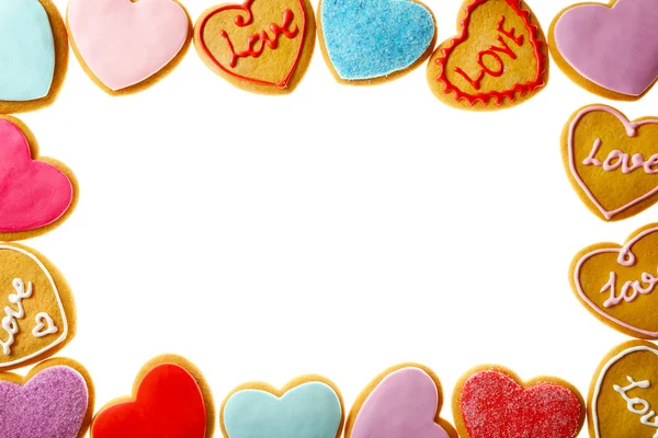 Valentine heart cookies — Stock Photo, Image