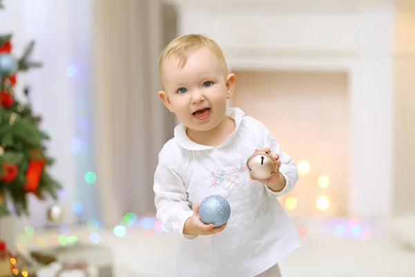 Ragazza divertente bambino — Foto Stock