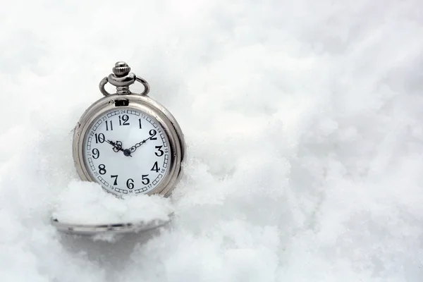 Laying pocket watch — Stock Photo, Image