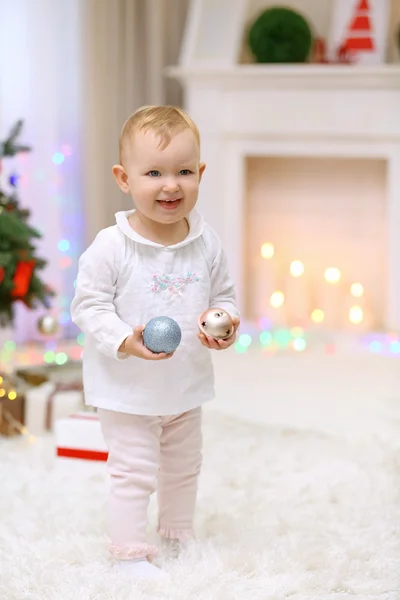 Funny baby girl — Stock Photo, Image