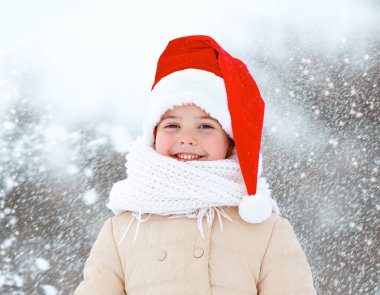 Güzel küçük kız.  