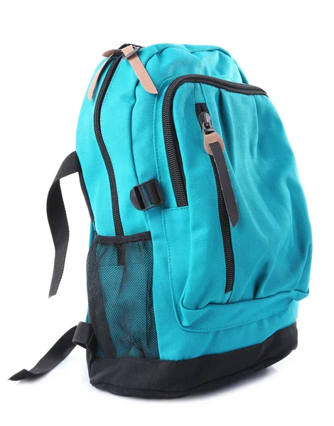 Blue school backpack — Stock Photo, Image