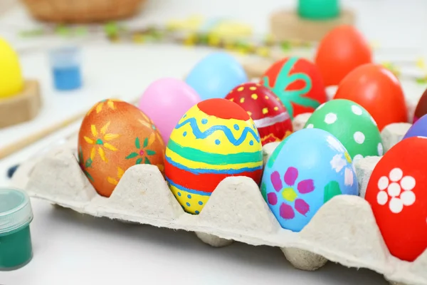 Coloridos huevos de Pascua —  Fotos de Stock