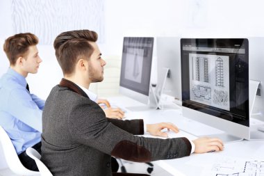 Modern ve şık mühendisleri ofis