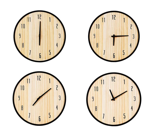Kolaż zegary ścienne okrągłe — Zdjęcie stockowe