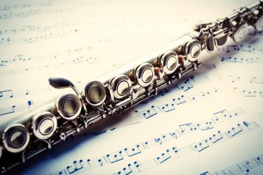 Müzik notaları flüt