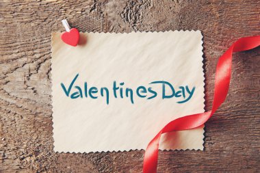 Boş mevcut Sevgililer kartı