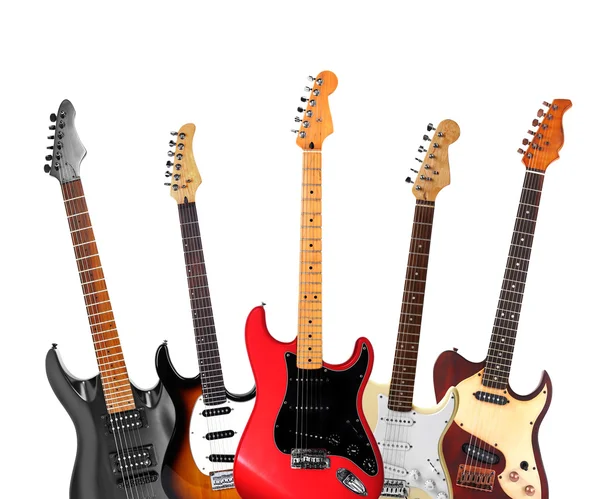 Electric guitars isolated — Stock Photo, Image