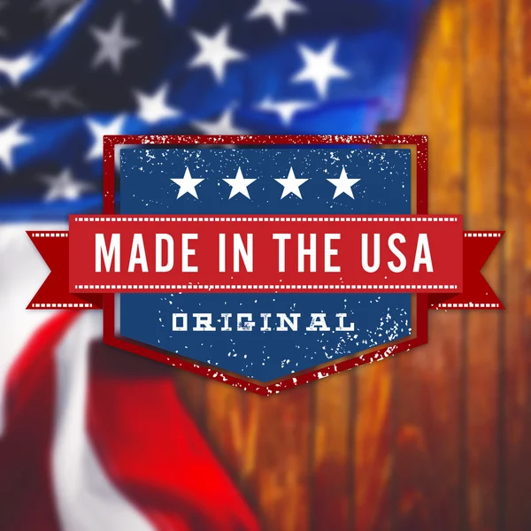 Made in the USA sign — Stock Photo, Image