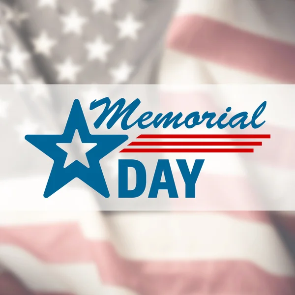 Memorial Day-teken — Stockfoto