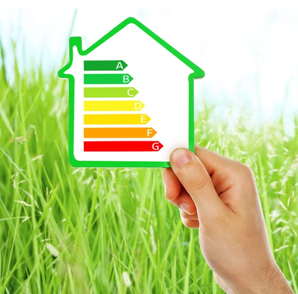 Energy efficiency scale — Stock Photo, Image