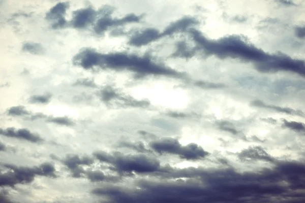 Cielo retro con nubes — Foto de Stock